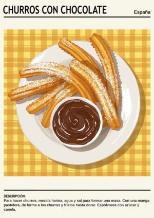 Churros con chocolate