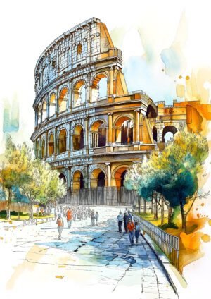 El Coliseo entre Sombras – Roma