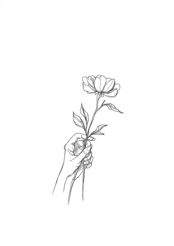 Flor en línea
