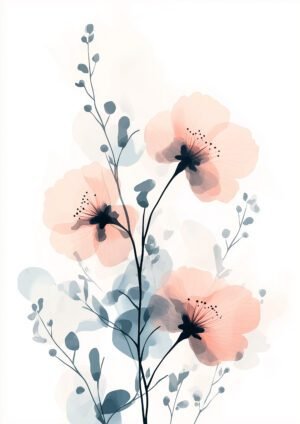 Flores de Cerezo Minimalistas