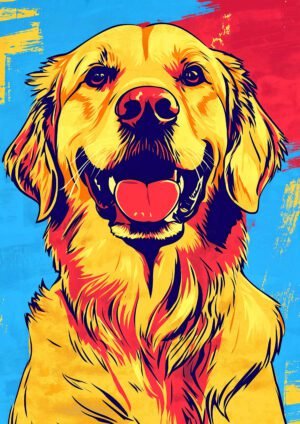 Golden retriever pop