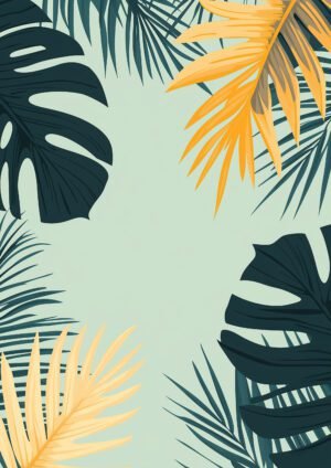 Hojas Tropicales Modernas
