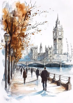 Otoño en Londres con el Big Ben