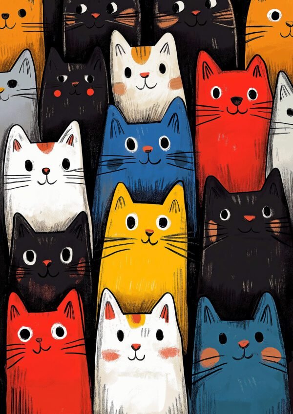 Patron de gatitos