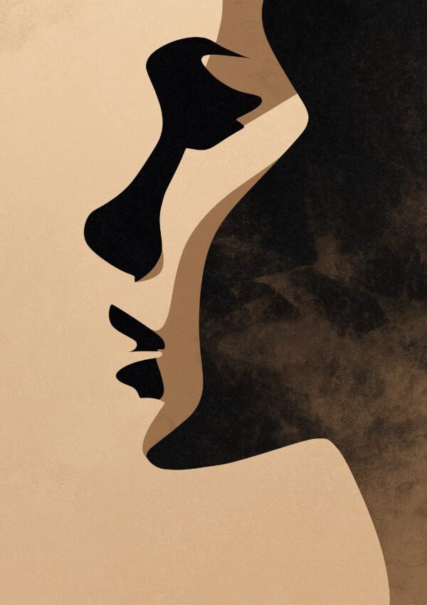 Perfil en sombra