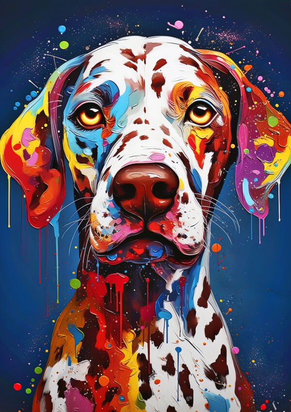 Perro artístico